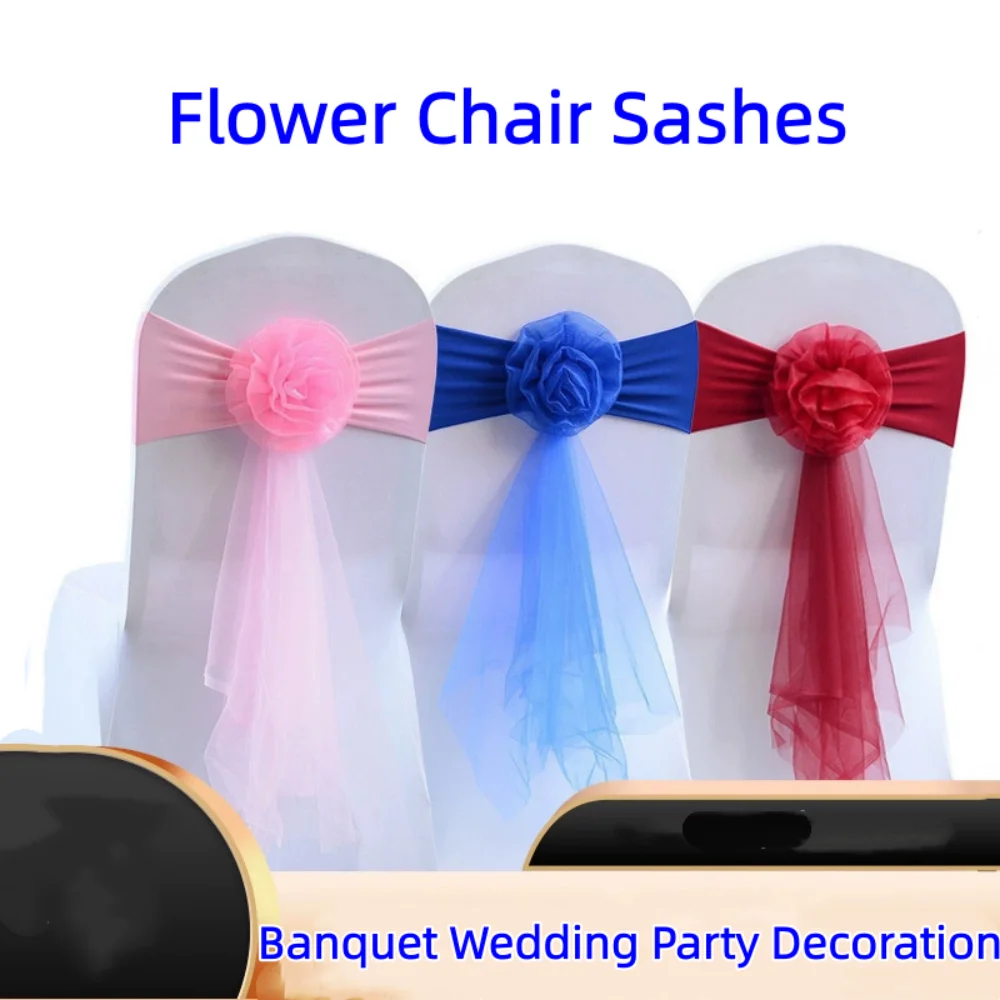 Романтический эластичный бант-цветок для спинки стула, европейский цветочный пояс, цветочные ленты для декора спинок стульев в ресторане
Романтический эластичный бант-цветок для спинки стула, европейский цветочный пояс, цветочные ленты для декора спинок стульев в ресторане