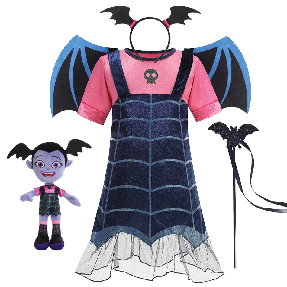 Платье вампирины для косплея на Хэллоуин, детское платье принцессы, карнавальный костюм для вечеринки, маскировка вампира, детская одежда
Платье вампирины для косплея на Хэллоуин, детское платье принцессы, карнавальный костюм для вечеринки, маскировка вампира, детская одежда