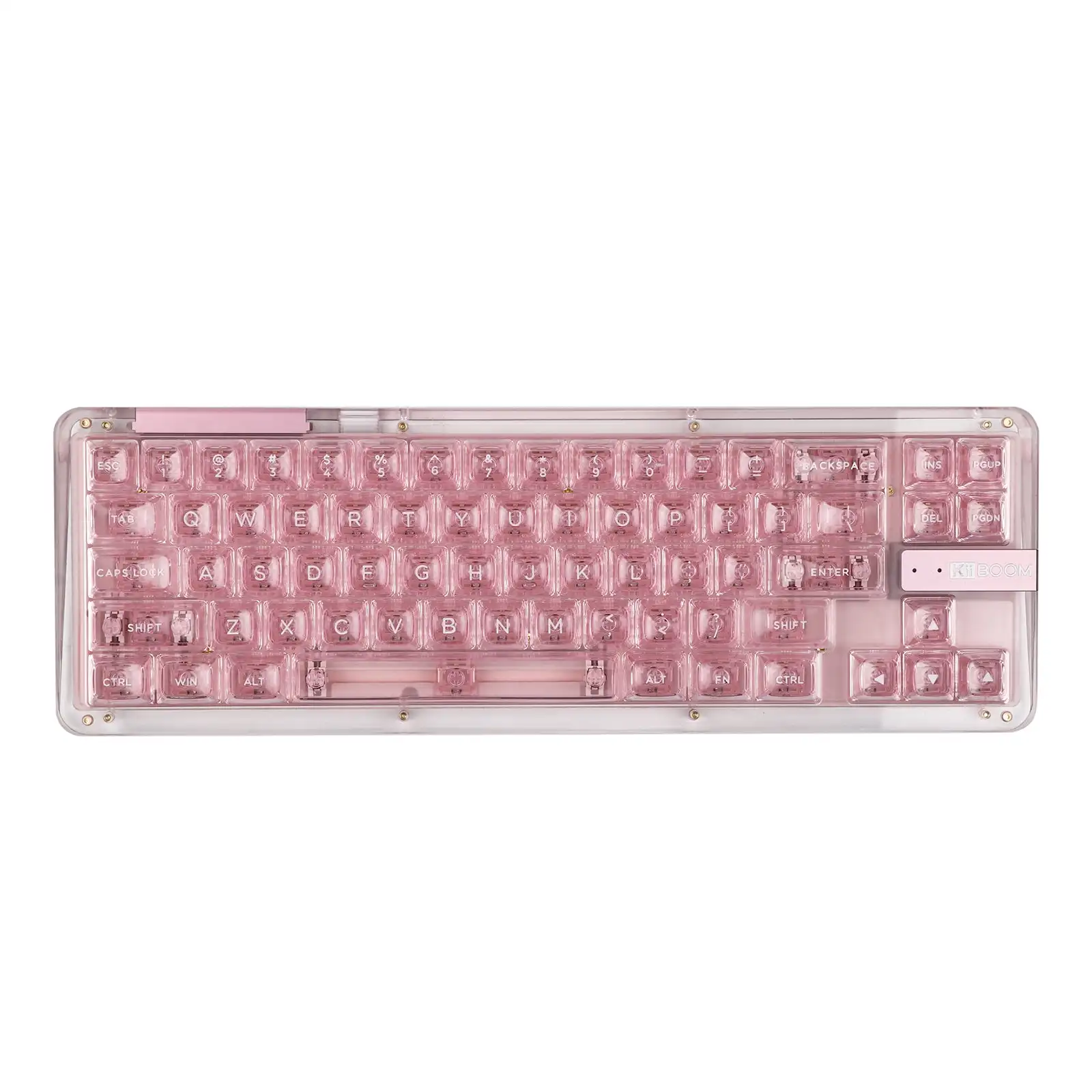 KiiBOOM Phantom 68 Crystal Gasket-Mounted USB-C Wired/Bluetooth5.0/2.4GHz Wireless Hot-Swappable Mechanical Keyboard
KiiBOOM Phantom 68 Crystal Gasket-Mounted USB-C Wired/Bluetooth5.0/2.4GHz Wireless Hot-Swappable Mechanical Keyboard