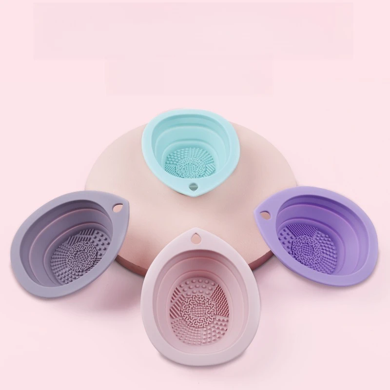 Silicone Makeup Brush Cleaner Folding Powder Puff Cleaning Bowl Eyeshadow Brushes Washing Soft Mat Beauty Tools Scrubber Box
Silicone Makeup Brush Cleaner Folding Powder Puff Cleaning Bowl Eyeshadow Brushes Washing Soft Mat Beauty Tools Scrubber Box