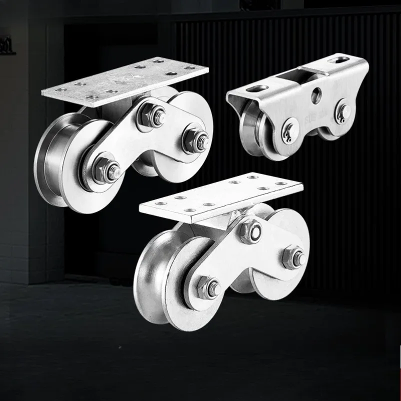 1pc 304 Stainless Steel Bracket U/V/H Groove Type Bottom Double Wheel Pulley Roller High Load Bearing Track Moving Wheel
1pc 304 Stainless Steel Bracket U/V/H Groove Type Bottom Double Wheel Pulley Roller High Load Bearing Track Moving Wheel