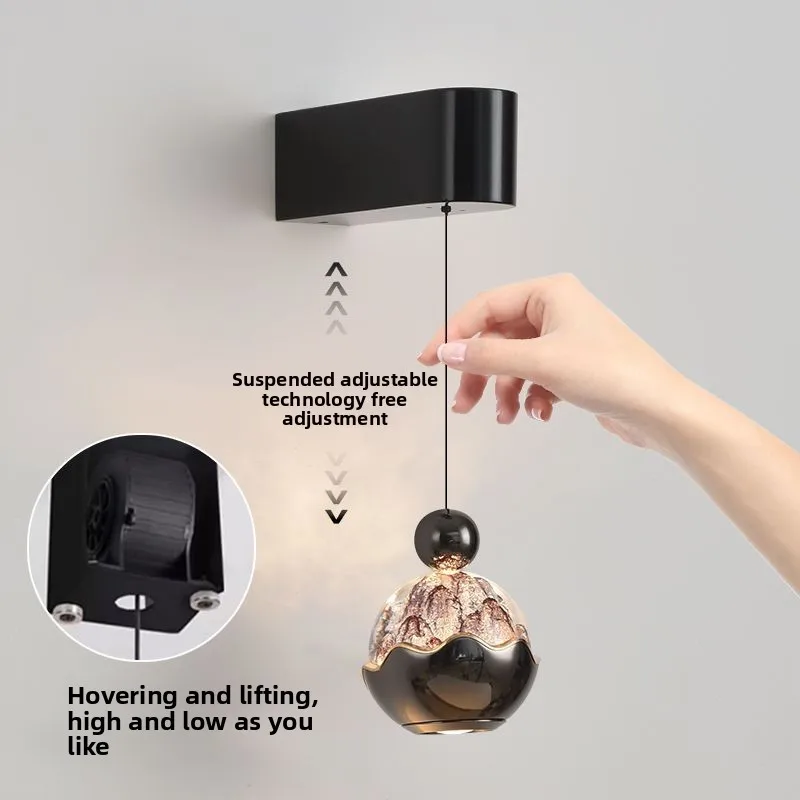 Luxury Elevated Bedroom Bedside Wall Lamp Pendant Lights for Living Room Corridor Background Modern Adjustable Induction Switch
Luxury Elevated Bedroom Bedside Wall Lamp Pendant Lights for Living Room Corridor Background Modern Adjustable Induction Switch