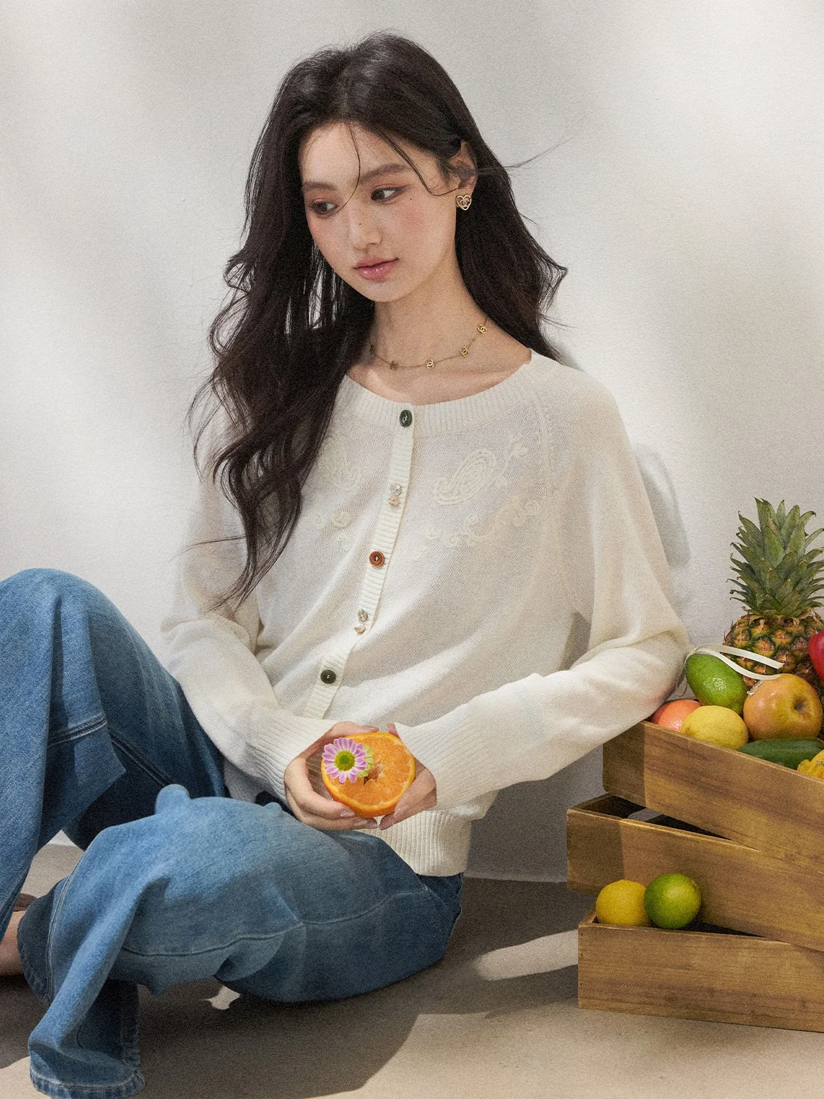 Casual Knitted Long Sve round Ne Sweater Women's Commute Sle Spring New Light Beige Open Cardigan Casual Knitwear
Casual Knitted Long Sve round Ne Sweater Women's Commute Sle Spring New Light Beige Open Cardigan Casual Knitwear
