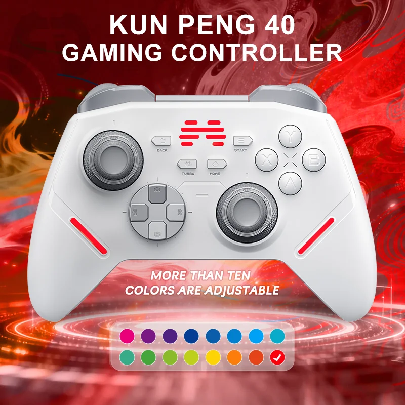 Beitong KP40 Wireless Handle | 1000Hz Polling Rate, Dual TMR Tension Adjustable Rocker and TMR Trigger
Beitong KP40 Wireless Handle | 1000Hz Polling Rate, Dual TMR Tension Adjustable Rocker and TMR Trigger