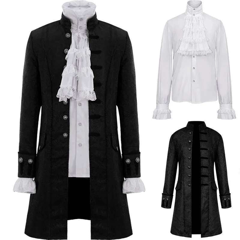 Renaissance Style Men's Costume Medieval Prince Performance Outfit Halloween Gothic Punk Coat for Young Adults Summer Polyester
Renaissance Style Men's Costume Medieval Prince Performance Outfit Halloween Gothic Punk Coat for Young Adults Summer Polyester