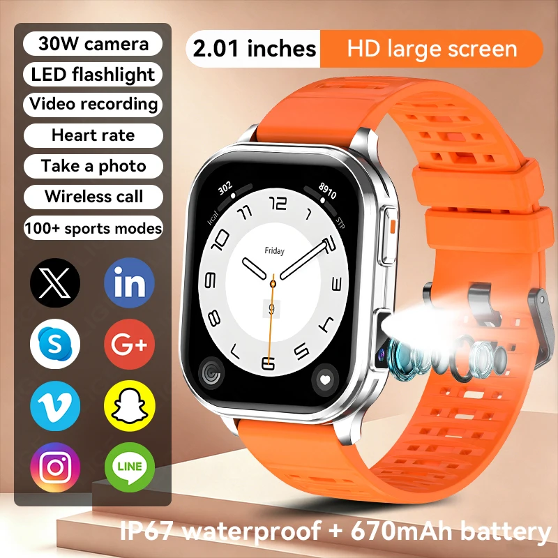 With Camera 256MB Large Memory Smart Watch 670mah Take Videos Heart Rate Sports Bracelet Local Music Bluetooth Talk Smartwatches
With Camera 256MB Large Memory Smart Watch 670mah Take Videos Heart Rate Sports Bracelet Local Music Bluetooth Talk Smartwatches