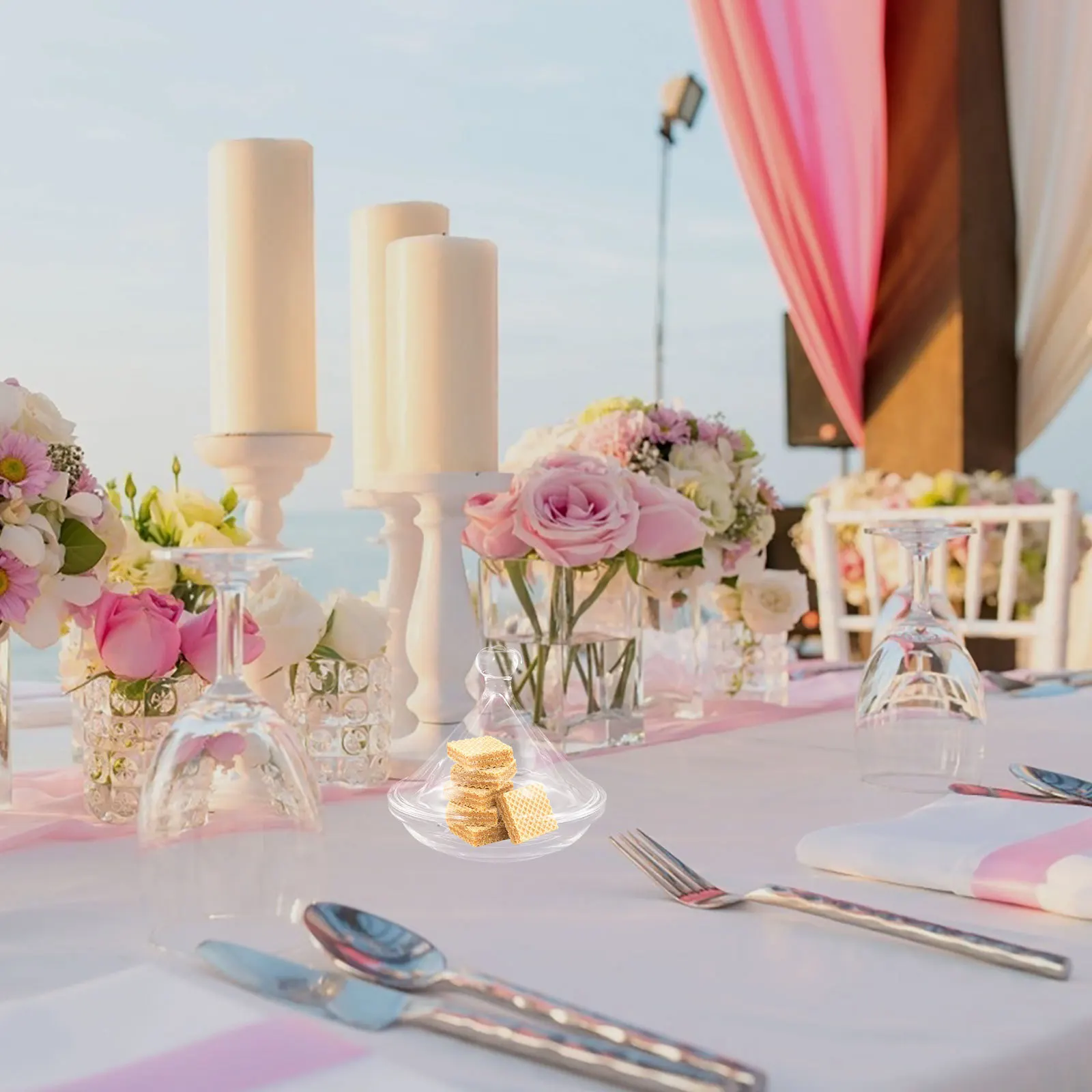 Glass Dessert Tray with Lid Elegant Design for Cakes Candies Fruits Modern Serving Tray for Kitchen Office Party Table Decor
Glass Dessert Tray with Lid Elegant Design for Cakes Candies Fruits Modern Serving Tray for Kitchen Office Party Table Decor