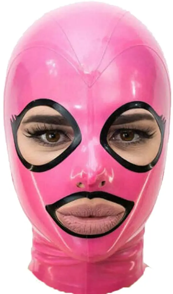 Pink Latex Hood Open Beautiful Eyes and Mouth Back Zipper Rubber Mask Club Wear
Pink Latex Hood Open Beautiful Eyes and Mouth Back Zipper Rubber Mask Club Wear