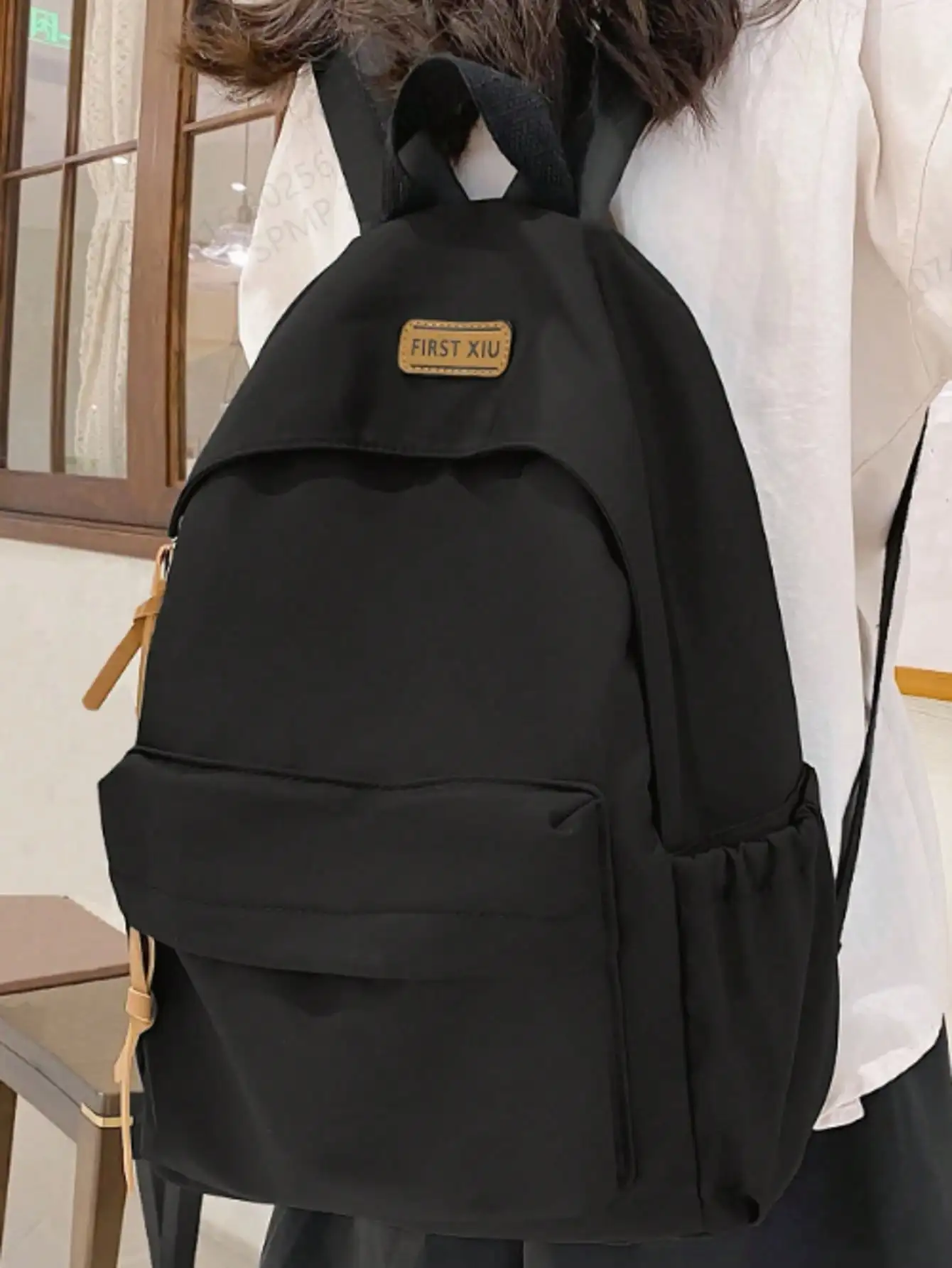 Lightweight,Business Casual Letter Patch Decor Functional Backpack,Bookbag Lightweight Casual Daypacks,For Graduate,Teen Girls,F
Lightweight,Business Casual Letter Patch Decor Functional Backpack,Bookbag Lightweight Casual Daypacks,For Graduate,Teen Girls,F