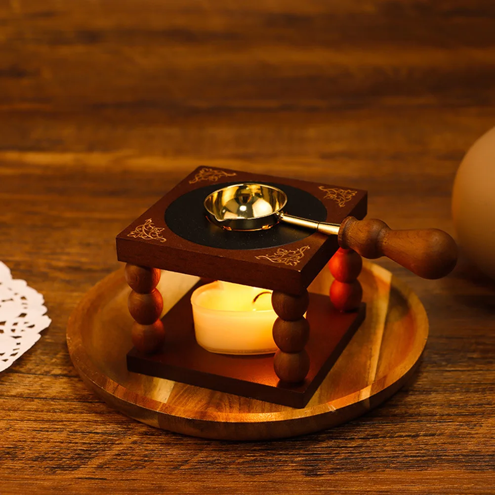 Lacquer Melting Furnace Wax Seal Warmer Compact Portable Metal Wood Small Wax Melting Pot Easy Use for DIY Seal Stamp Furnace
Lacquer Melting Furnace Wax Seal Warmer Compact Portable Metal Wood Small Wax Melting Pot Easy Use for DIY Seal Stamp Furnace