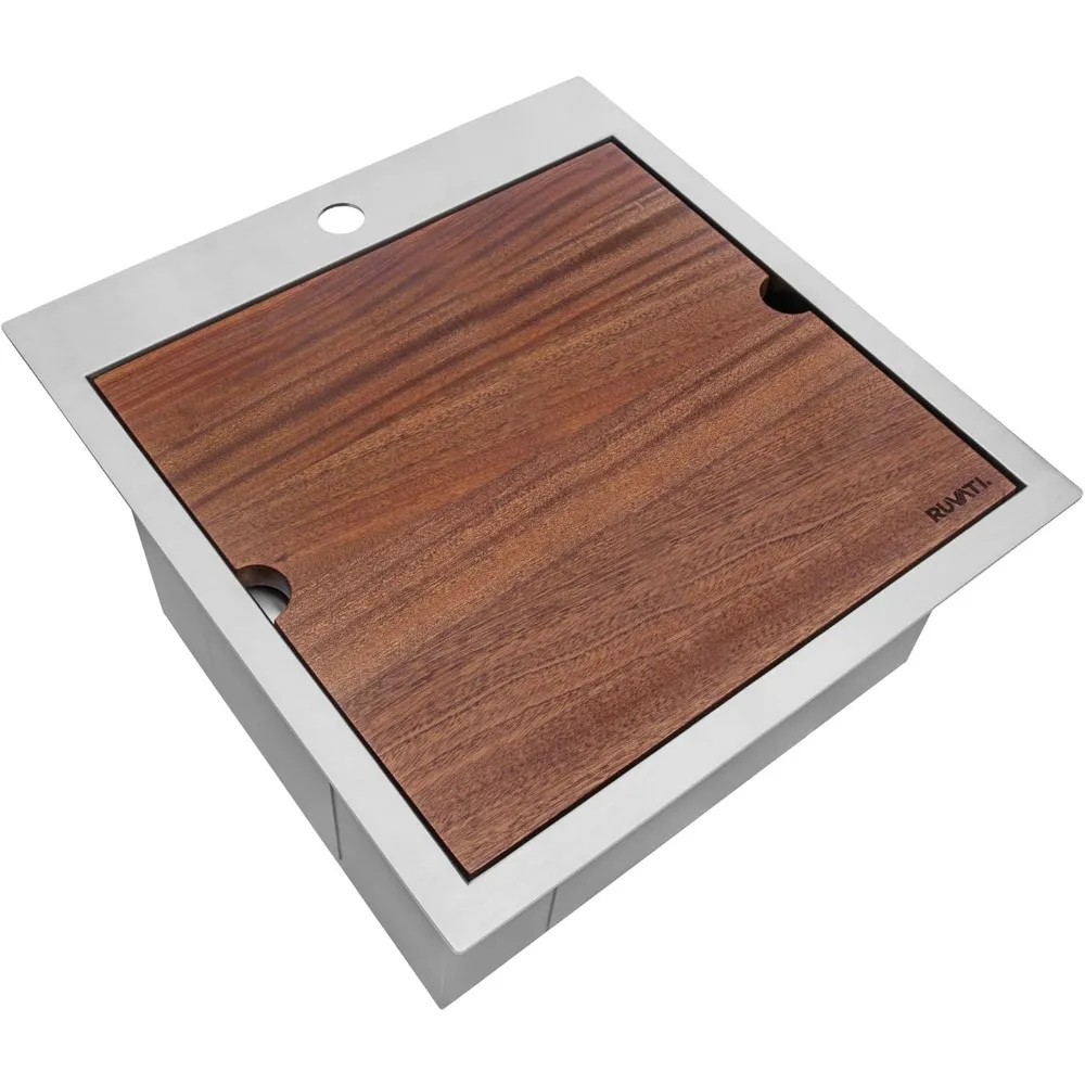 Compact 21x20 Drop In Bar Prep Sink for Camper Van Kitchen Workstation
Compact 21x20 Drop In Bar Prep Sink for Camper Van Kitchen Workstation