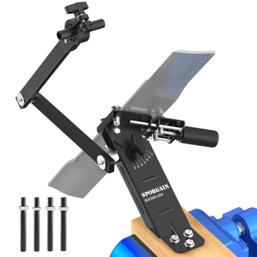 SporGain Lawn Mower Blade Sharpener 15° 45° Adjustable Lawnmower Blade Sharpener Fits 1.65" 3.60" Mower Blades Use with Angle G
SporGain Lawn Mower Blade Sharpener 15° 45° Adjustable Lawnmower Blade Sharpener Fits 1.65" 3.60" Mower Blades Use with Angle G