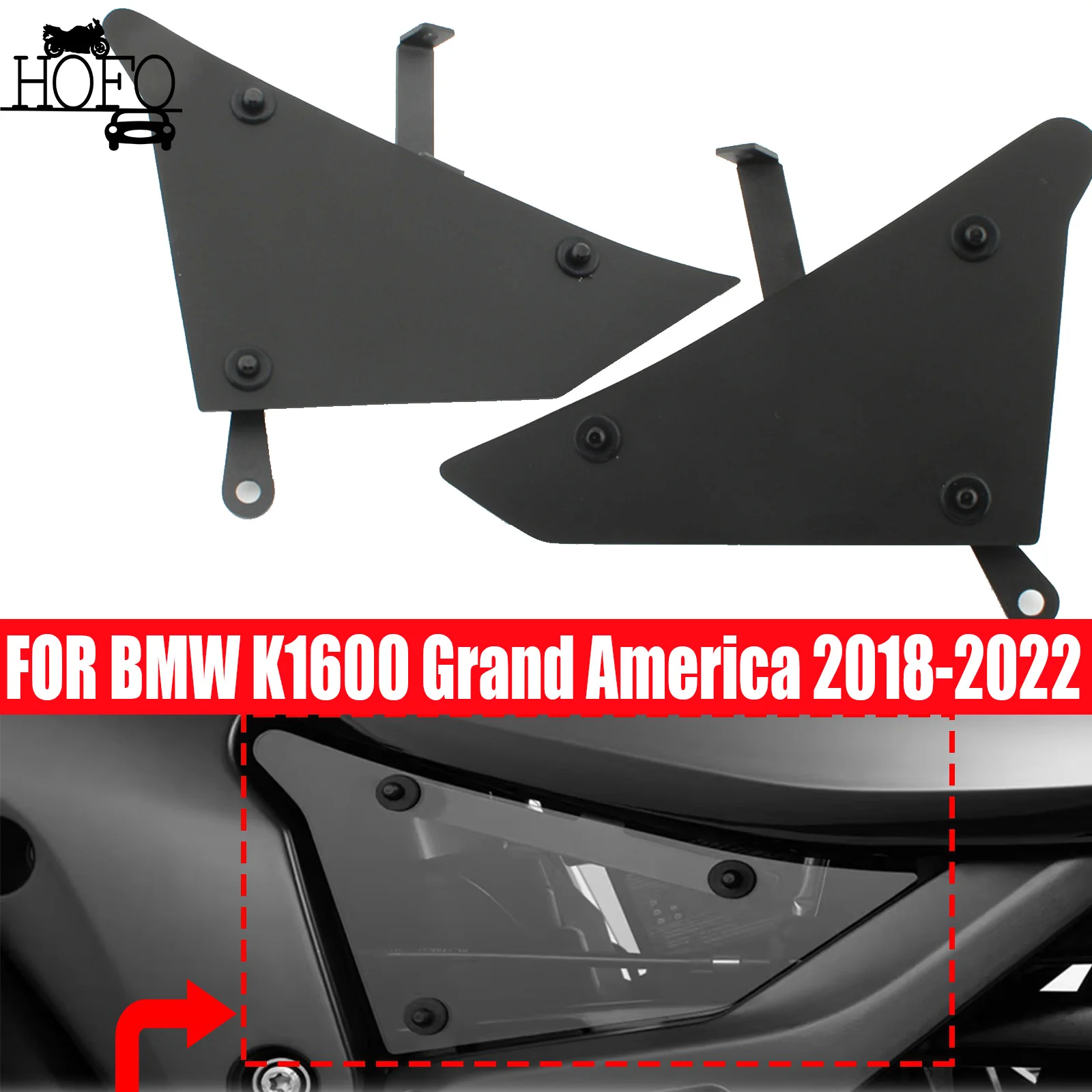 FOR BMW K1600 Grand America 2018-2022 Motorcycle Frame Side Panel Cover Fairing Cowl Plate
FOR BMW K1600 Grand America 2018-2022 Motorcycle Frame Side Panel Cover Fairing Cowl Plate