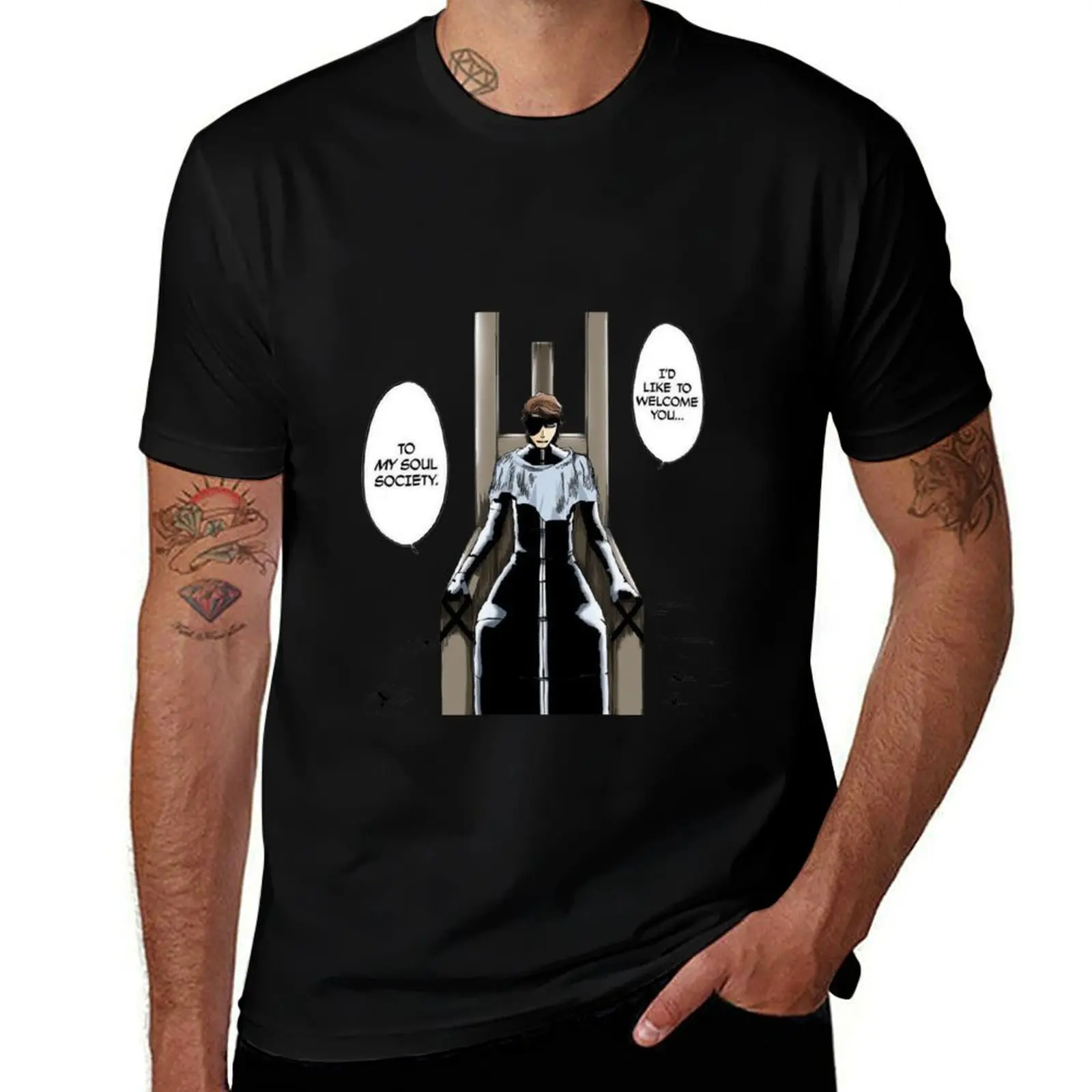 Yokoso Aizen Manga Panel T-Shirt graphics custom t shirt Blouse summer shirt men tshirt
Yokoso Aizen Manga Panel T-Shirt graphics custom t shirt Blouse summer shirt men tshirt