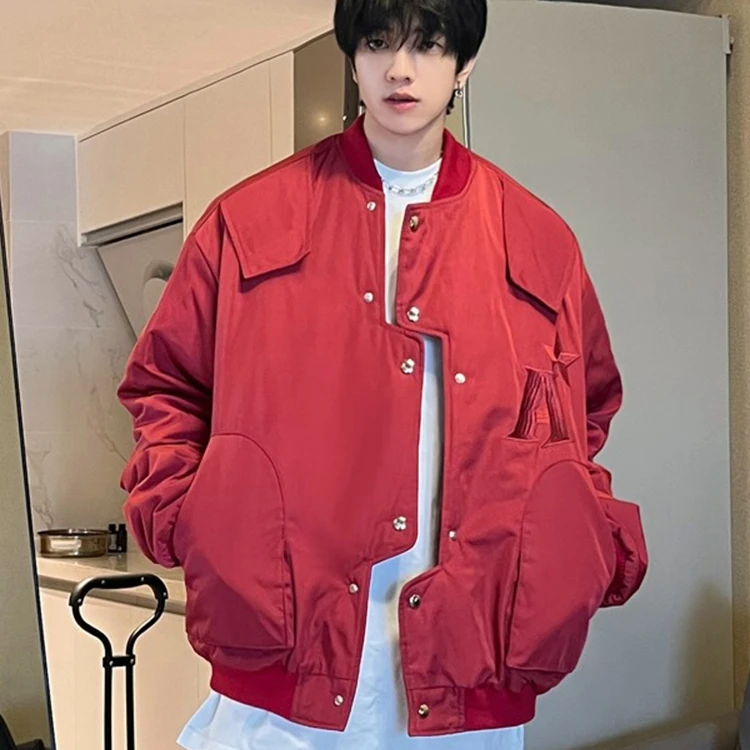 Мужская повседневная куртка-жакет больших размеров для осени и зимы, молодежная, в стиле High Street, из полиэстера, цветной, приталенная, верхняя одежда
Мужская повседневная куртка-жакет больших размеров для осени и зимы, молодежная, в стиле High Street, из полиэстера, цветной, приталенная, верхняя одежда