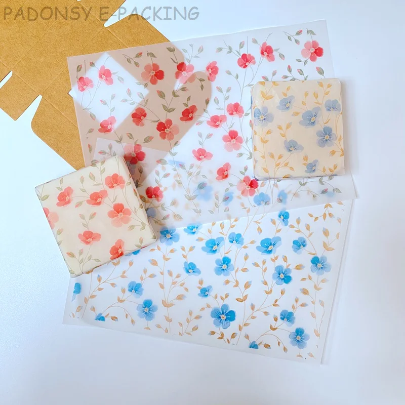 100pcs/lot Blue Flowers Prints Handmade Soap Wrapping Paper ECO Frindly Translucent Wax Paper Gift Packaging Tissue Paper
100pcs/lot Blue Flowers Prints Handmade Soap Wrapping Paper ECO Frindly Translucent Wax Paper Gift Packaging Tissue Paper