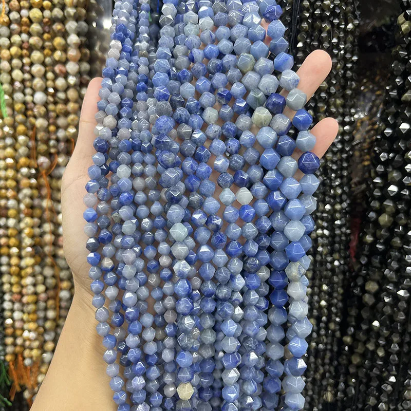 6/8/10 Natural Blue Aventurine Bead Faceted Loose 15in For DIY Jewelry Bracelet Necklace Making Gift
6/8/10 Natural Blue Aventurine Bead Faceted Loose 15in For DIY Jewelry Bracelet Necklace Making Gift