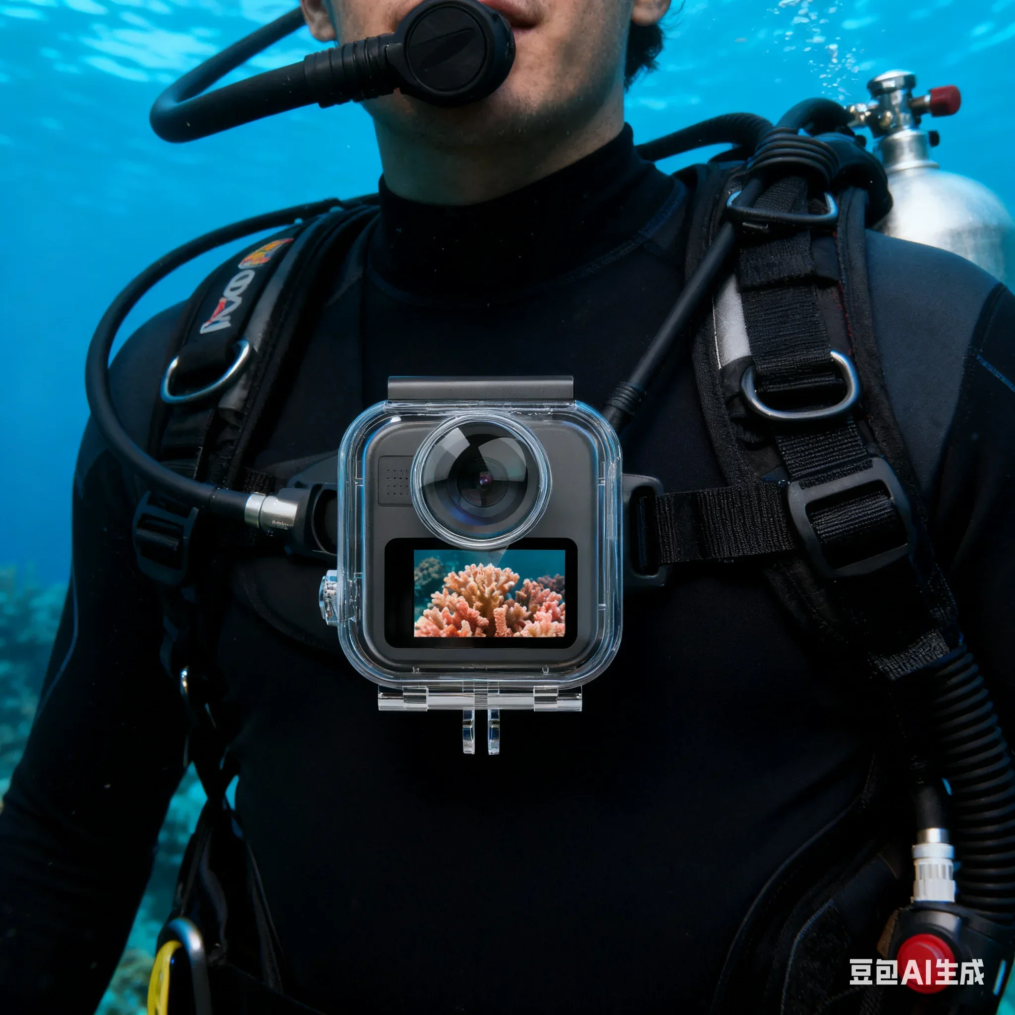 For GoProMax2 Waterproof Protective Case Underwater Diving Housing Protection Shell For Diving Adventures Camera Accessories
For GoProMax2 Waterproof Protective Case Underwater Diving Housing Protection Shell For Diving Adventures Camera Accessories