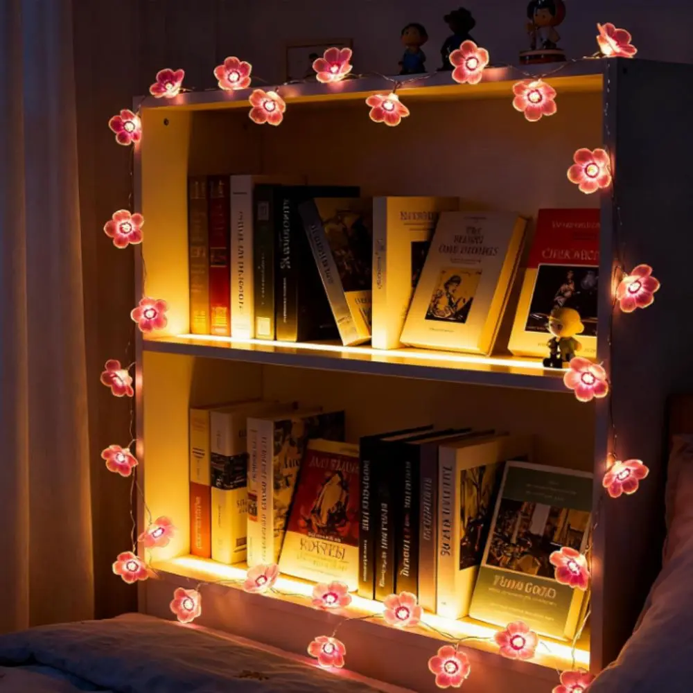 Waterproof Cherry Blossom Fairy Lights 20/10LEDS 1M/2M Flower Garland Lamp Battery Powered Crystal Flowers
Waterproof Cherry Blossom Fairy Lights 20/10LEDS 1M/2M Flower Garland Lamp Battery Powered Crystal Flowers