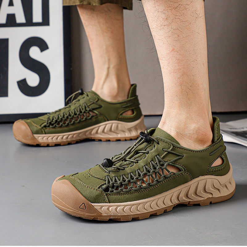 Handmade sandals Comfortable breathable high-quality Luxury style Outdoor tourism walking Handsome and comfortable shoes
Handmade sandals Comfortable breathable high-quality Luxury style Outdoor tourism walking Handsome and comfortable shoes