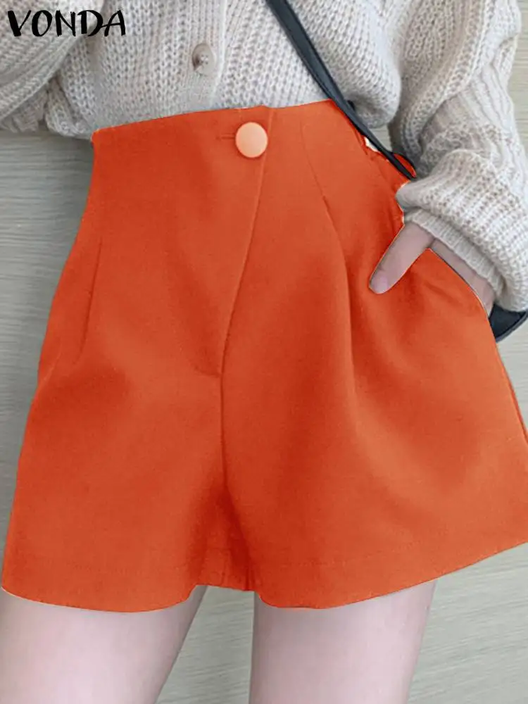 VONDA Summer Women Shorts 2024 High Waist Bottoms Casual Pleated Shorts Loose Solid Color Elegant Pockets Oversized Shorts Femme
VONDA Summer Women Shorts 2024 High Waist Bottoms Casual Pleated Shorts Loose Solid Color Elegant Pockets Oversized Shorts Femme