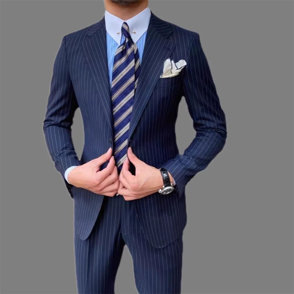 Business Wedding Banquet Work Suit Navy Blue Pants and Jacket 2 Pieces Solid Color Formal Slim Fit Wedding
Business Wedding Banquet Work Suit Navy Blue Pants and Jacket 2 Pieces Solid Color Formal Slim Fit Wedding