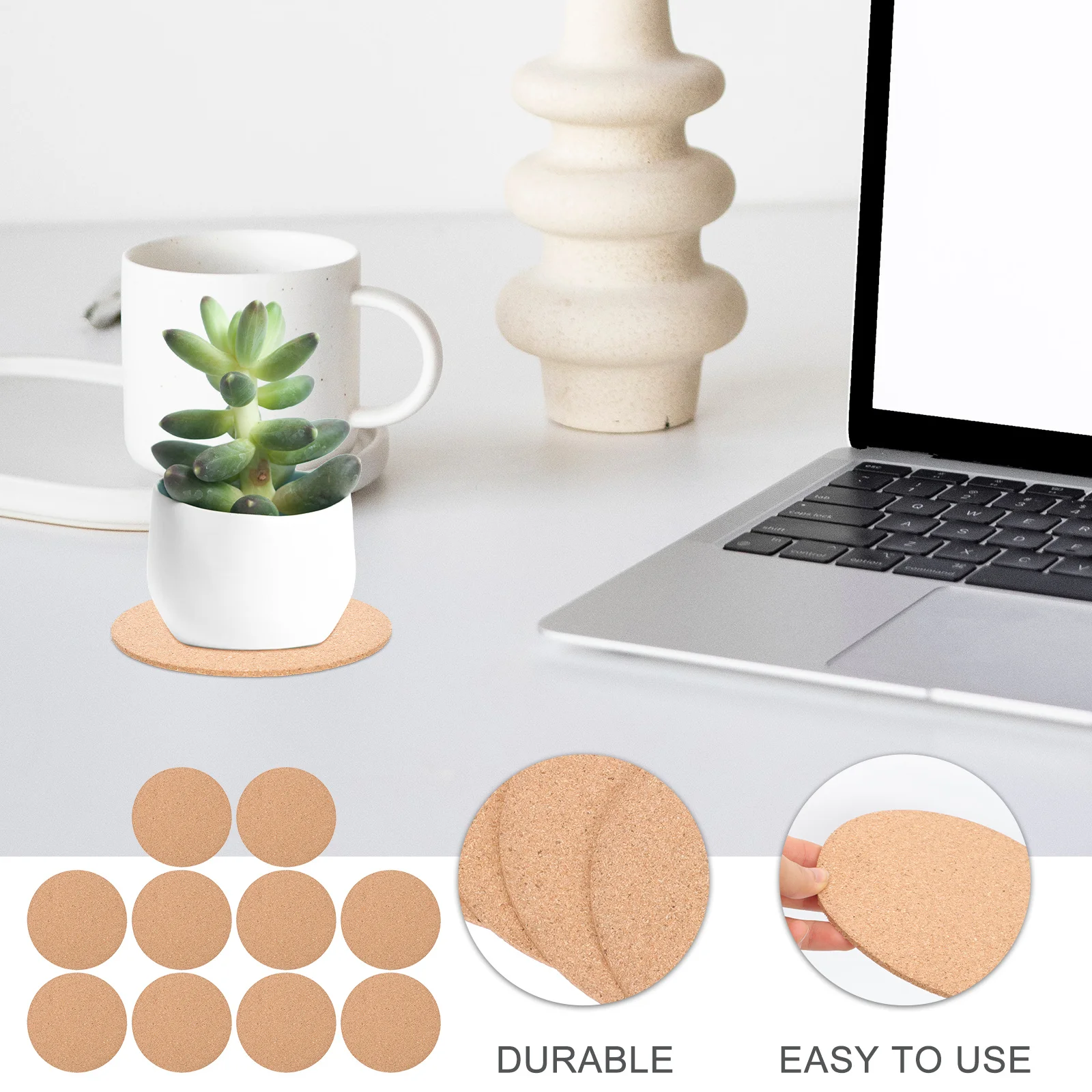 10Pcs Cork Plant Mat Thickened Non-Slip Garden Planter Pads for Home Kitchen Bar Hotel Use Multi-Purpose Flowerpot Bottom
10Pcs Cork Plant Mat Thickened Non-Slip Garden Planter Pads for Home Kitchen Bar Hotel Use Multi-Purpose Flowerpot Bottom