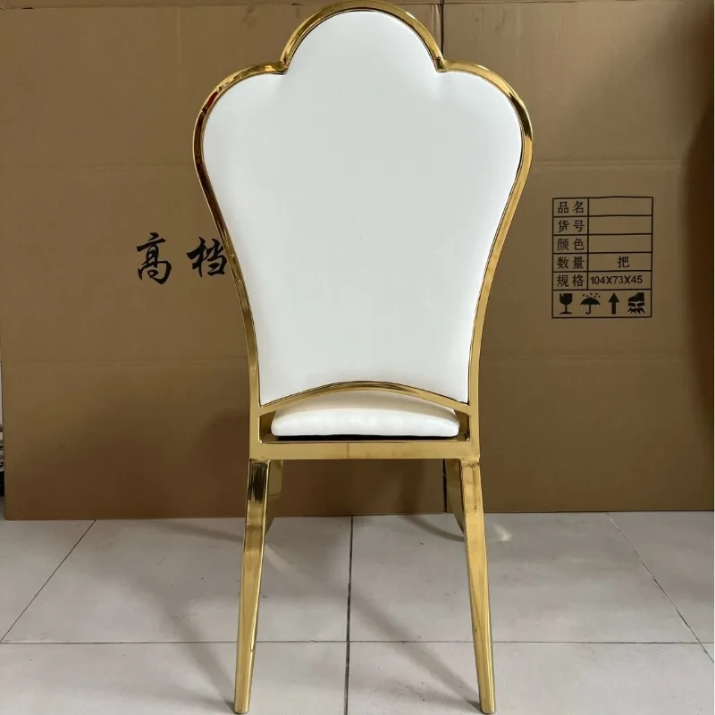 "Banquet Wedding Stool Chair - Stainless Steel Frame with Soft Backrest - Space-Saving Plum Blossom Design - Multi-Use Hall Chai
"Banquet Wedding Stool Chair - Stainless Steel Frame with Soft Backrest - Space-Saving Plum Blossom Design - Multi-Use Hall Chai