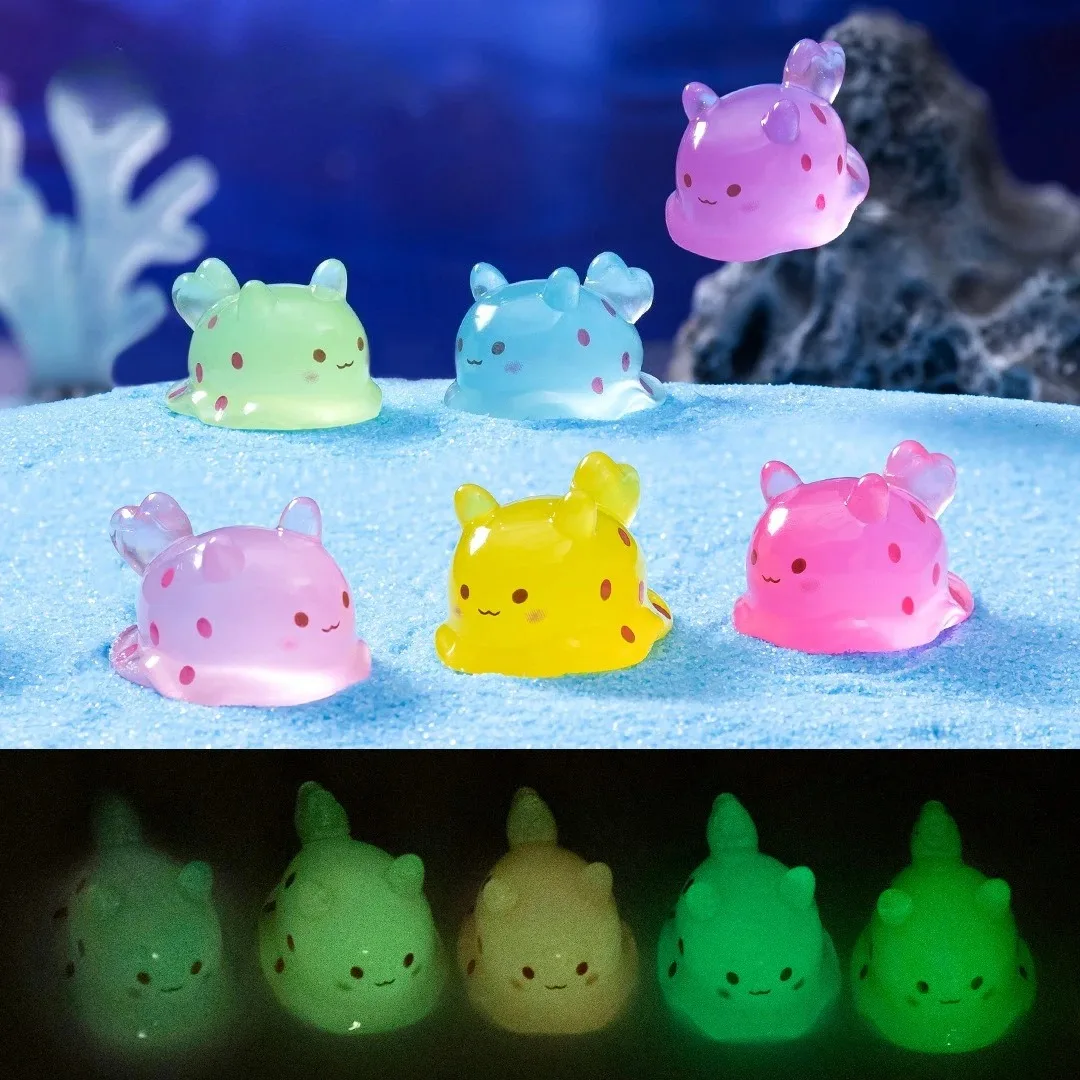 6PCS Colorful Luminous Mini Sea Hare Micro Landscape Figure Ornament DIY Glowing Animal Miniature Statue Potted Garden Decor 
6PCS Colorful Luminous Mini Sea Hare Micro Landscape Figure Ornament DIY Glowing Animal Miniature Statue Potted Garden Decor