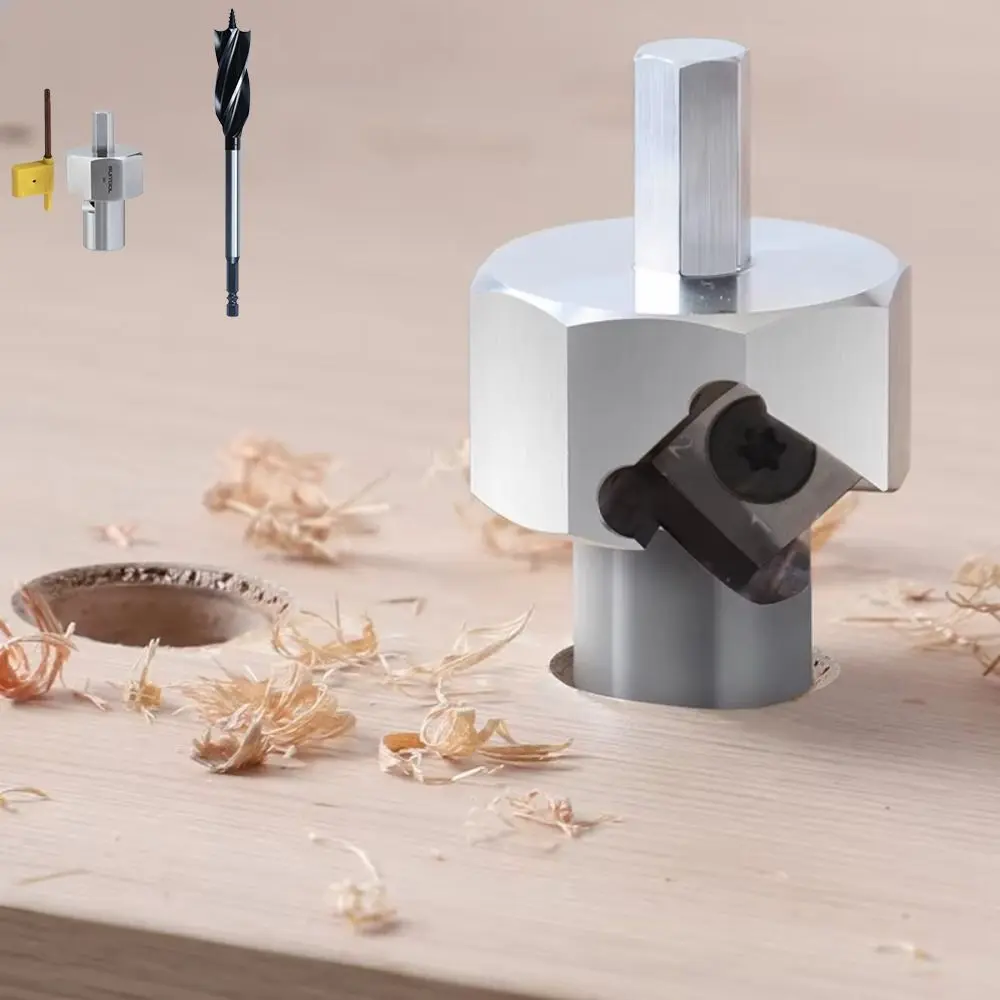 Stainless Steel Bench Dog Hole Chamfer Reamer 20mm Hex Shank Shaping Trimmer Alloy Steel Burr Trimming Woodworking Tool
Stainless Steel Bench Dog Hole Chamfer Reamer 20mm Hex Shank Shaping Trimmer Alloy Steel Burr Trimming Woodworking Tool