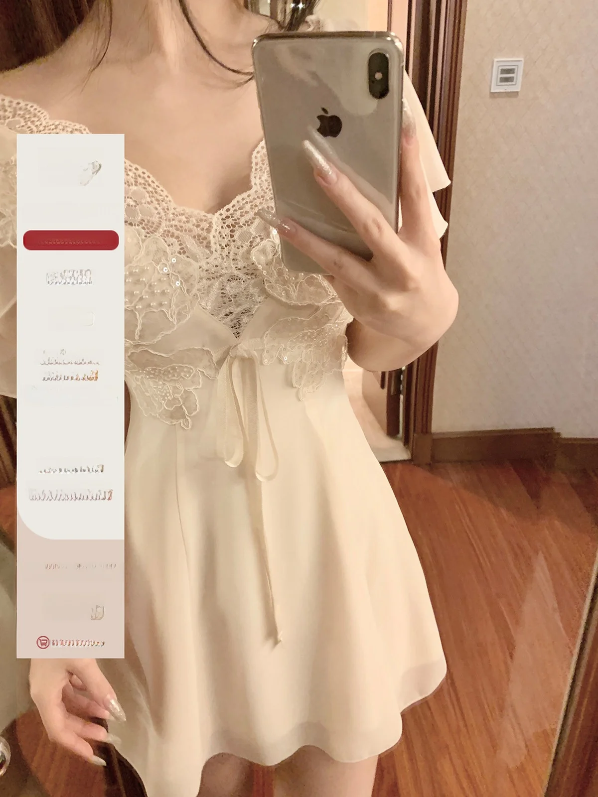 Женское повседневное платье из шифона с кружевным V-образным вырезом Pure Desire, короткий рукав, весенняя мода, очень пикантное
Женское повседневное платье из шифона с кружевным V-образным вырезом Pure Desire, короткий рукав, весенняя мода, очень пикантное