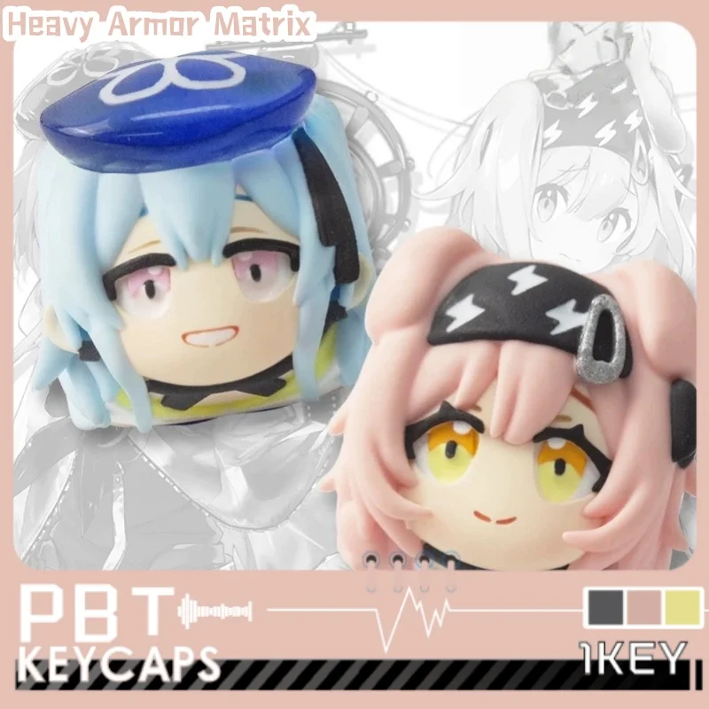 Arknights Game Theme Keycap Cherry R4 Механическая клавиатура из смолы, оригинальная коллекция аниме с героями мультфильмов, подарок на день рождения, фестиваль, колпачок