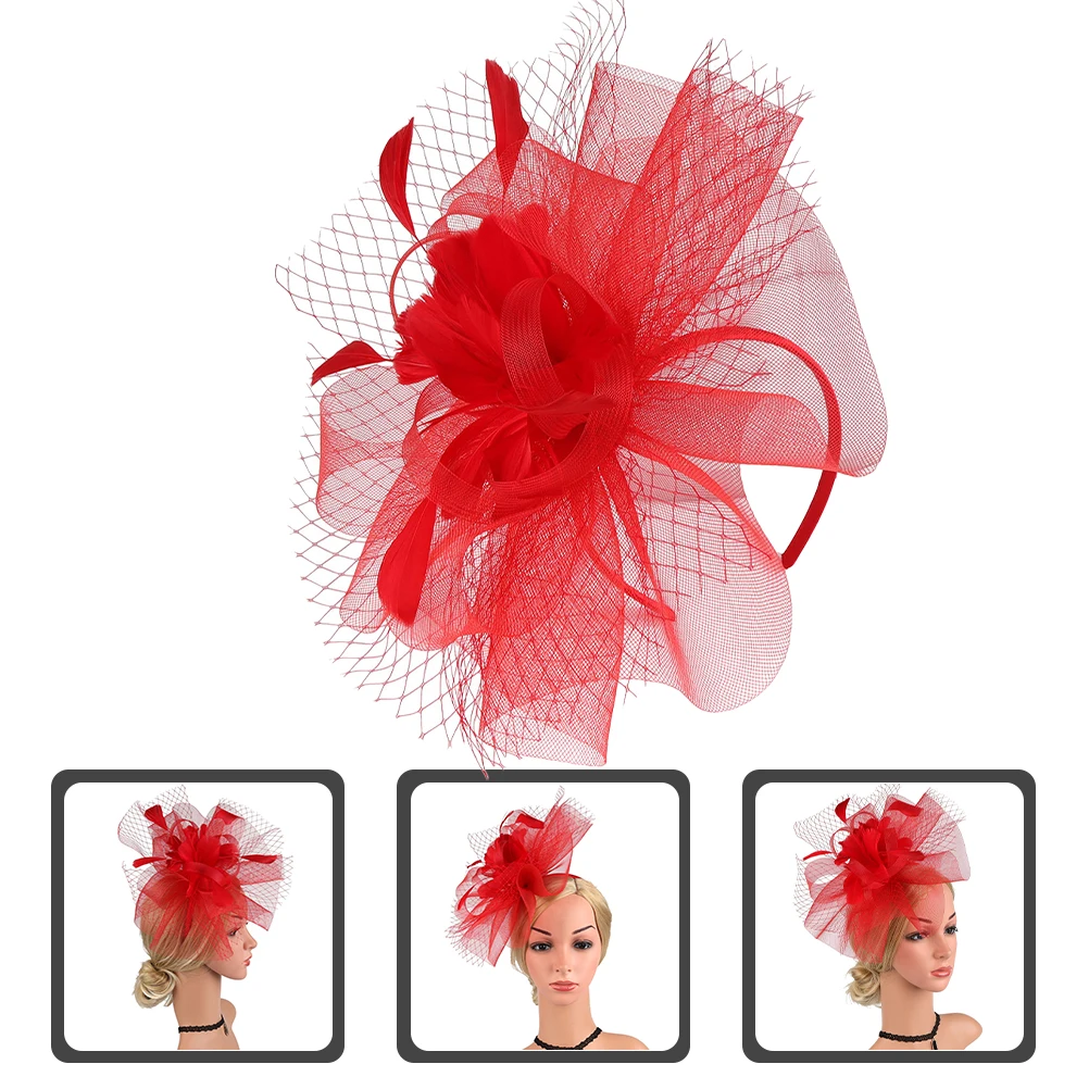 Bride Hat Hair Clip Wedding Fascinator Women Party Headband Tea Accessories Vintage Dressy Church Cocktail Hat Style Wearing
Bride Hat Hair Clip Wedding Fascinator Women Party Headband Tea Accessories Vintage Dressy Church Cocktail Hat Style Wearing