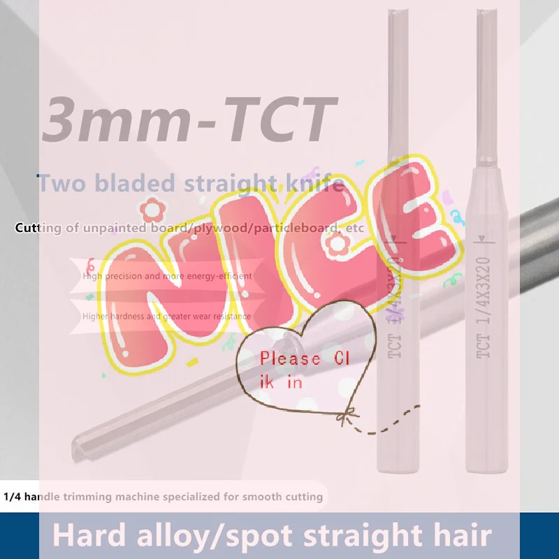 【BA】Milling Cutters 3mm TCT Carbide Straight Blade For Trimmers For Paint-free Boards MDF Particleboard Cutting Woodworking Tool
【BA】Milling Cutters 3mm TCT Carbide Straight Blade For Trimmers For Paint-free Boards MDF Particleboard Cutting Woodworking Tool