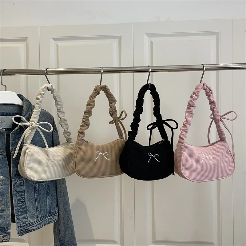 2025 Crinkle Bow Underarm Bag for Women, Textured Shoulder Purse Drawn Waist, Casual Versatile Handbag, Chic Functional
2025 Crinkle Bow Underarm Bag for Women, Textured Shoulder Purse Drawn Waist, Casual Versatile Handbag, Chic Functional