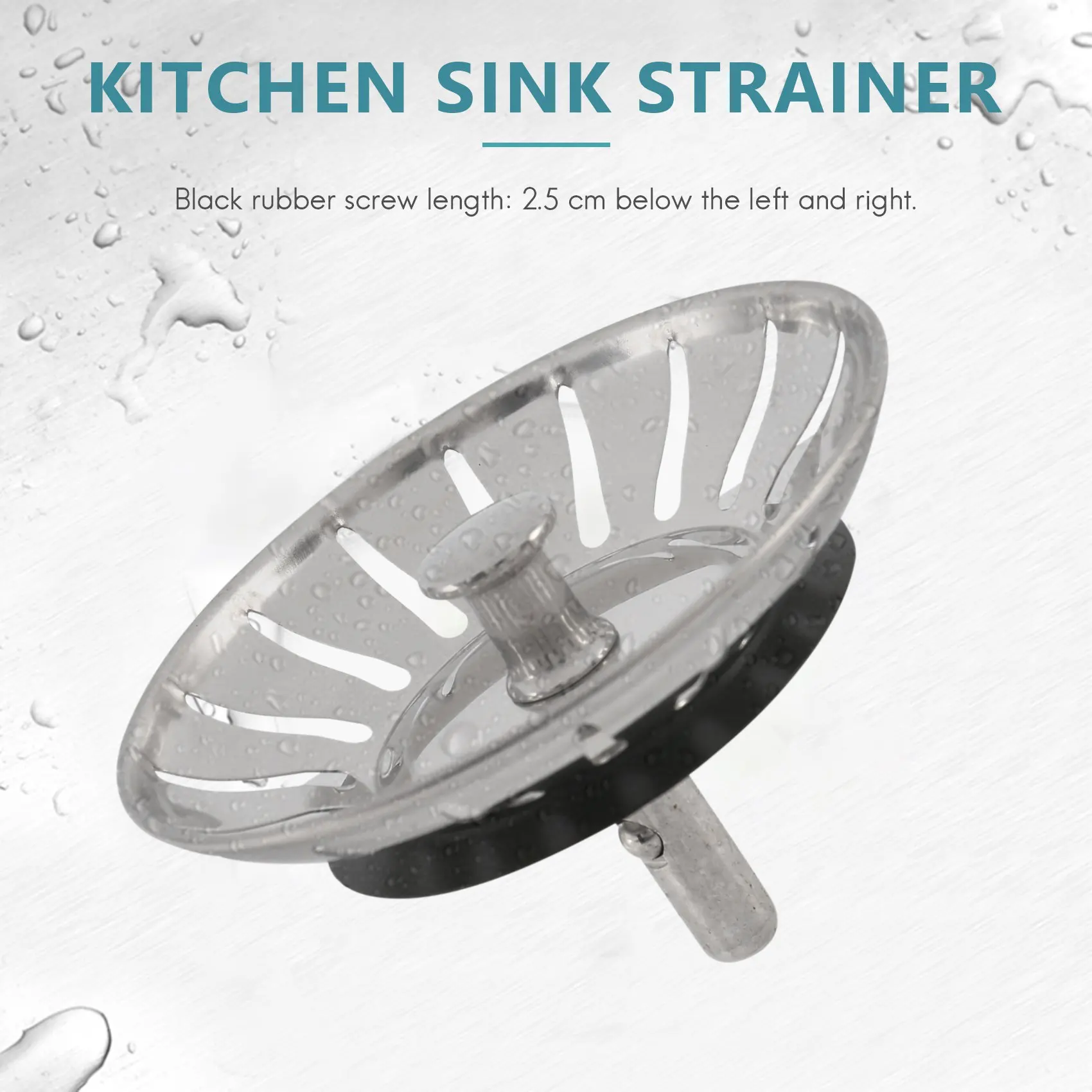 ABNL Diameter 78MM Stainless Steel Kitchen Sink Strainer Stopper Waste Plug Sink Filter
ABNL Diameter 78MM Stainless Steel Kitchen Sink Strainer Stopper Waste Plug Sink Filter