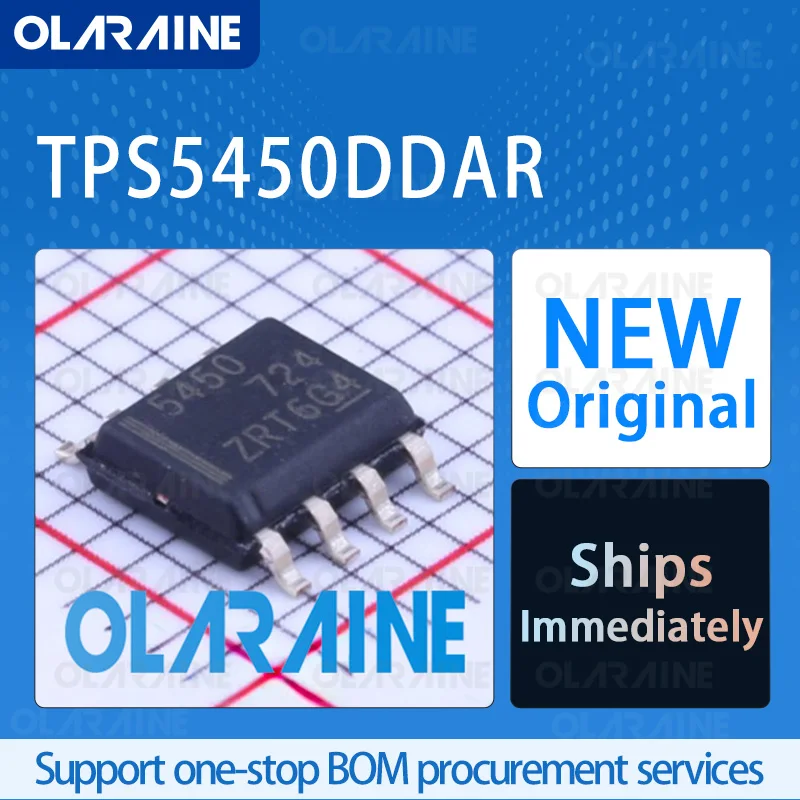 5/10/100Pcs TPS5450DDAR SOP-8 original ic chip Switching regulators RoHS Current 5 A 1 Output Frequency 500 kHz
5/10/100Pcs TPS5450DDAR SOP-8 original ic chip Switching regulators RoHS Current 5 A 1 Output Frequency 500 kHz