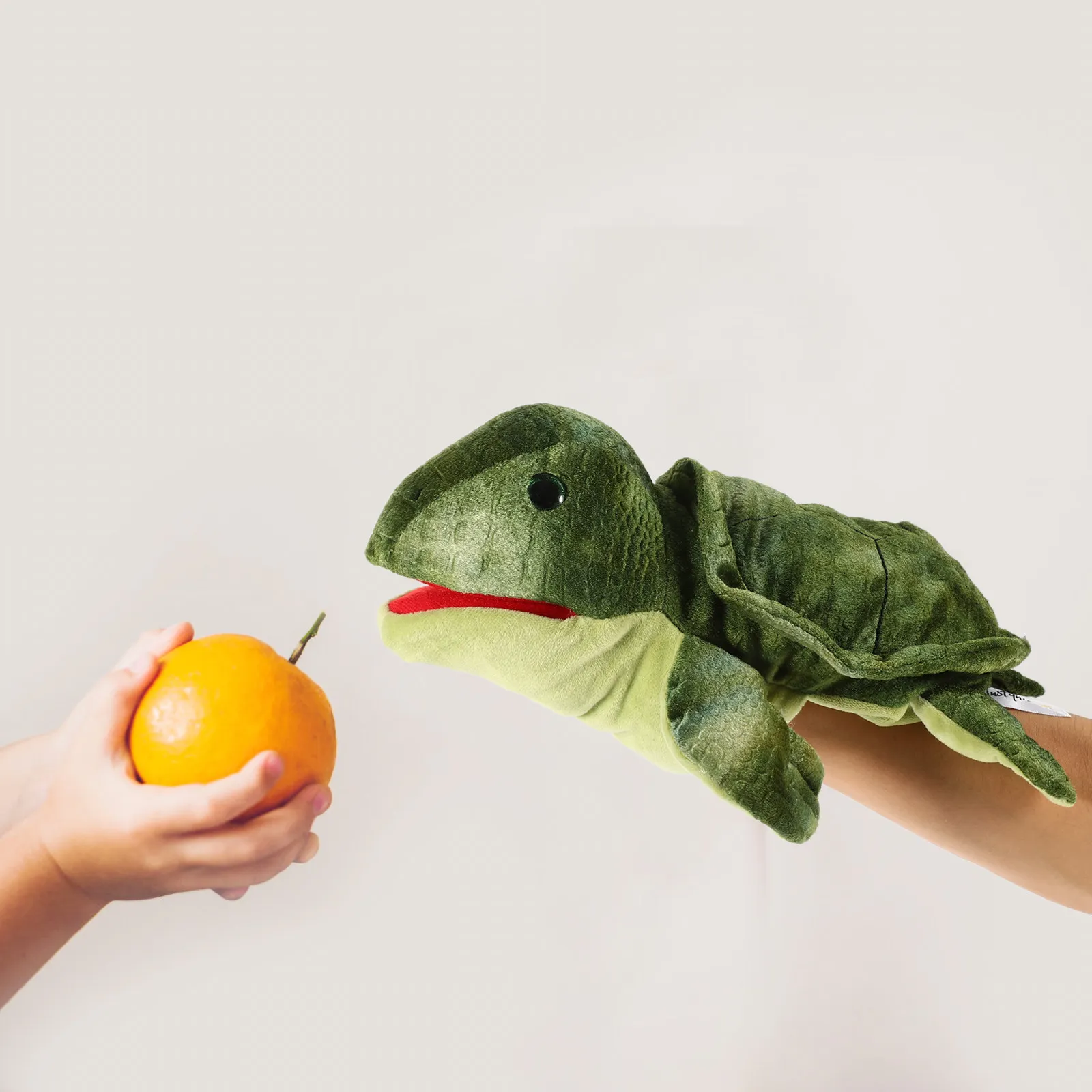 Cute Turtle Hand Puppet Interactive Story Telling Puppet Educational Kids Puppets for Bedtime Early Learning Communication
Cute Turtle Hand Puppet Interactive Story Telling Puppet Educational Kids Puppets for Bedtime Early Learning Communication