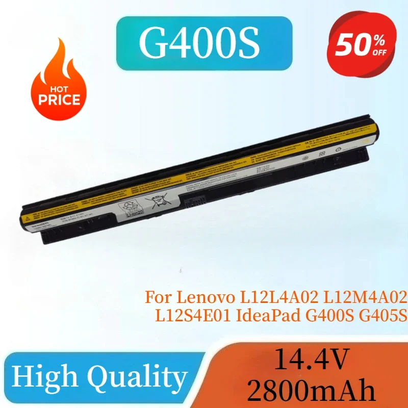 High Quality Laptop Battery for Lenovo L12L4A02 L12M4A02 L12S4E01 IdeaPad G400S G405S G500S G510S S410P Z710 Z50-70 Z40/G40-70
High Quality Laptop Battery for Lenovo L12L4A02 L12M4A02 L12S4E01 IdeaPad G400S G405S G500S G510S S410P Z710 Z50-70 Z40/G40-70