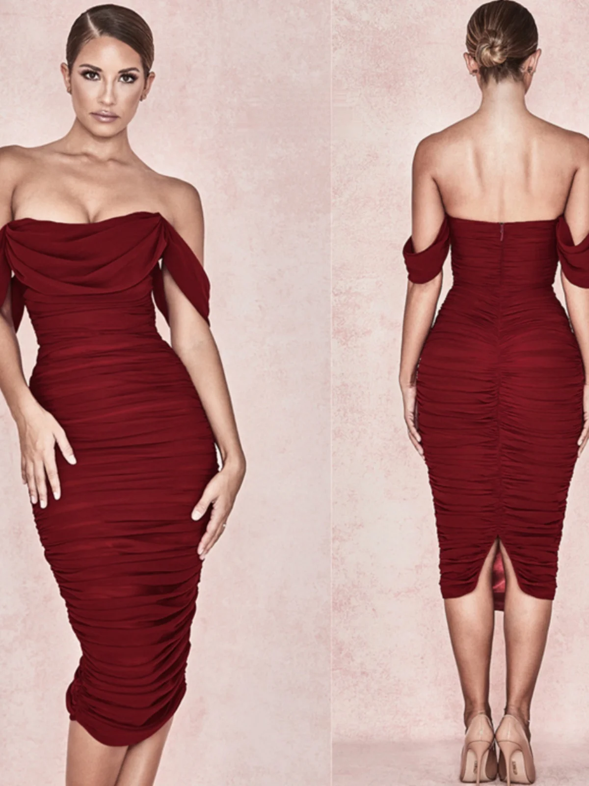 Summer 2024 Red Me Wrap Dr Sexy Tight Gown Evening Par Dr One oulder Design Midi Skirt for Women in Their 20s
Summer 2024 Red Me Wrap Dr Sexy Tight Gown Evening Par Dr One oulder Design Midi Skirt for Women in Their 20s