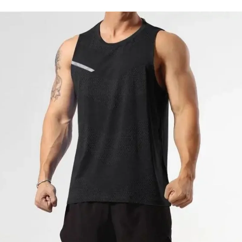 Summer Men's Tank Top Outdoor Sport Running Vest Fitness Gym Quick Drying O-neck Sleeveles T-shirt Breathable Men Clothing Tees
Summer Men's Tank Top Outdoor Sport Running Vest Fitness Gym Quick Drying O-neck Sleeveles T-shirt Breathable Men Clothing Tees