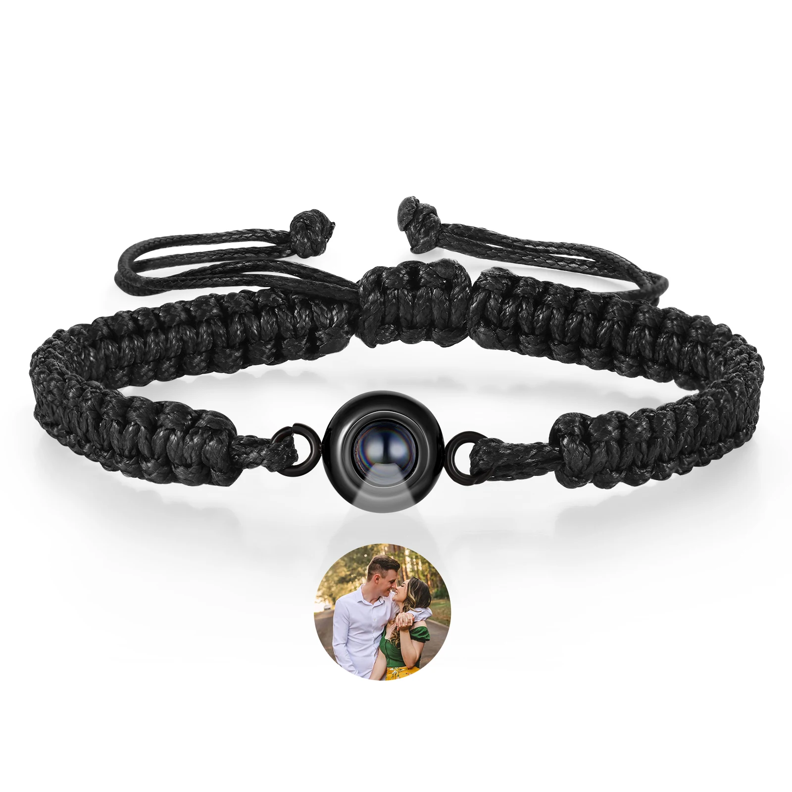 Custom Picture Projection Bracelets for Women Personalized Memory Bracelet with Photo Adjustable Rope Chain Bracelets for Men
Custom Picture Projection Bracelets for Women Personalized Memory Bracelet with Photo Adjustable Rope Chain Bracelets for Men