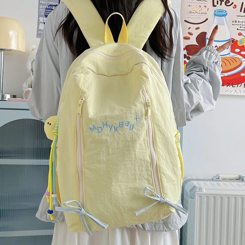 HAEX Casual Nylon Women Backpacks 2025 Students Large Capacity Commute Laptop Mochilas Para Mujer Concise Candy Color Bag Female
HAEX Casual Nylon Women Backpacks 2025 Students Large Capacity Commute Laptop Mochilas Para Mujer Concise Candy Color Bag Female