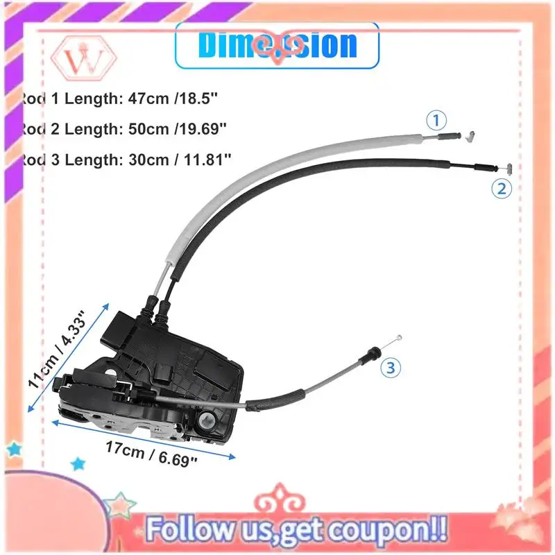 Durable Front Left Side Door Lock Latch Actuator For Hyundai Elantra 2017-2020 81310-F2030
Durable Front Left Side Door Lock Latch Actuator For Hyundai Elantra 2017-2020 81310-F2030
