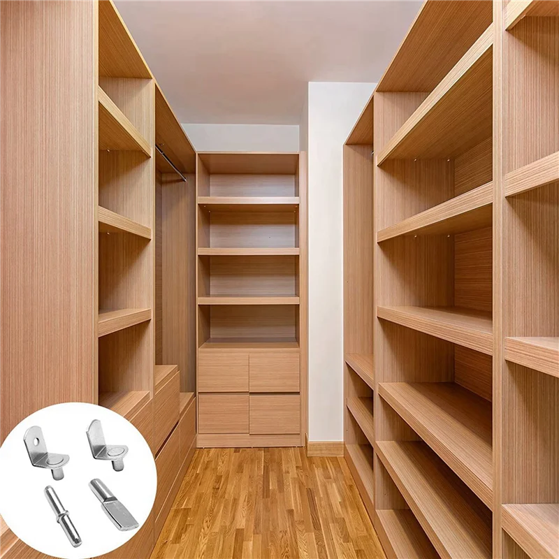 ABAH-144Pcs Shelf Pegs Support Kit, 6 Styles Shelf Pins, Nickel Plated Cabinet Shelf Pegs For Shelves Bookcase Bookshelf Pegs
ABAH-144Pcs Shelf Pegs Support Kit, 6 Styles Shelf Pins, Nickel Plated Cabinet Shelf Pegs For Shelves Bookcase Bookshelf Pegs