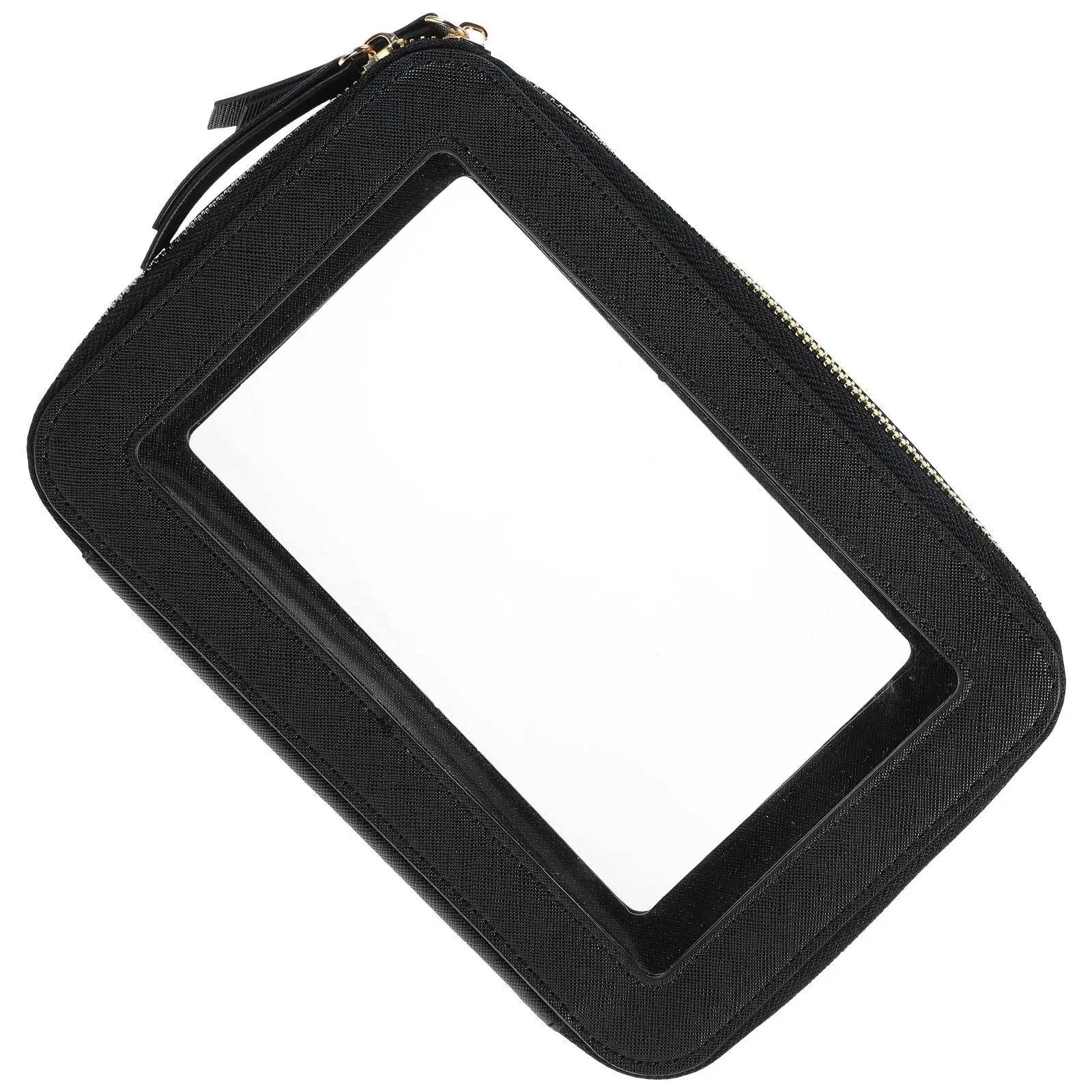 Portable Travel Bag Clear PVC Transparent Design Reinforced Seams Leak Proof Single Layer Makeup Organizer For Women
Portable Travel Bag Clear PVC Transparent Design Reinforced Seams Leak Proof Single Layer Makeup Organizer For Women