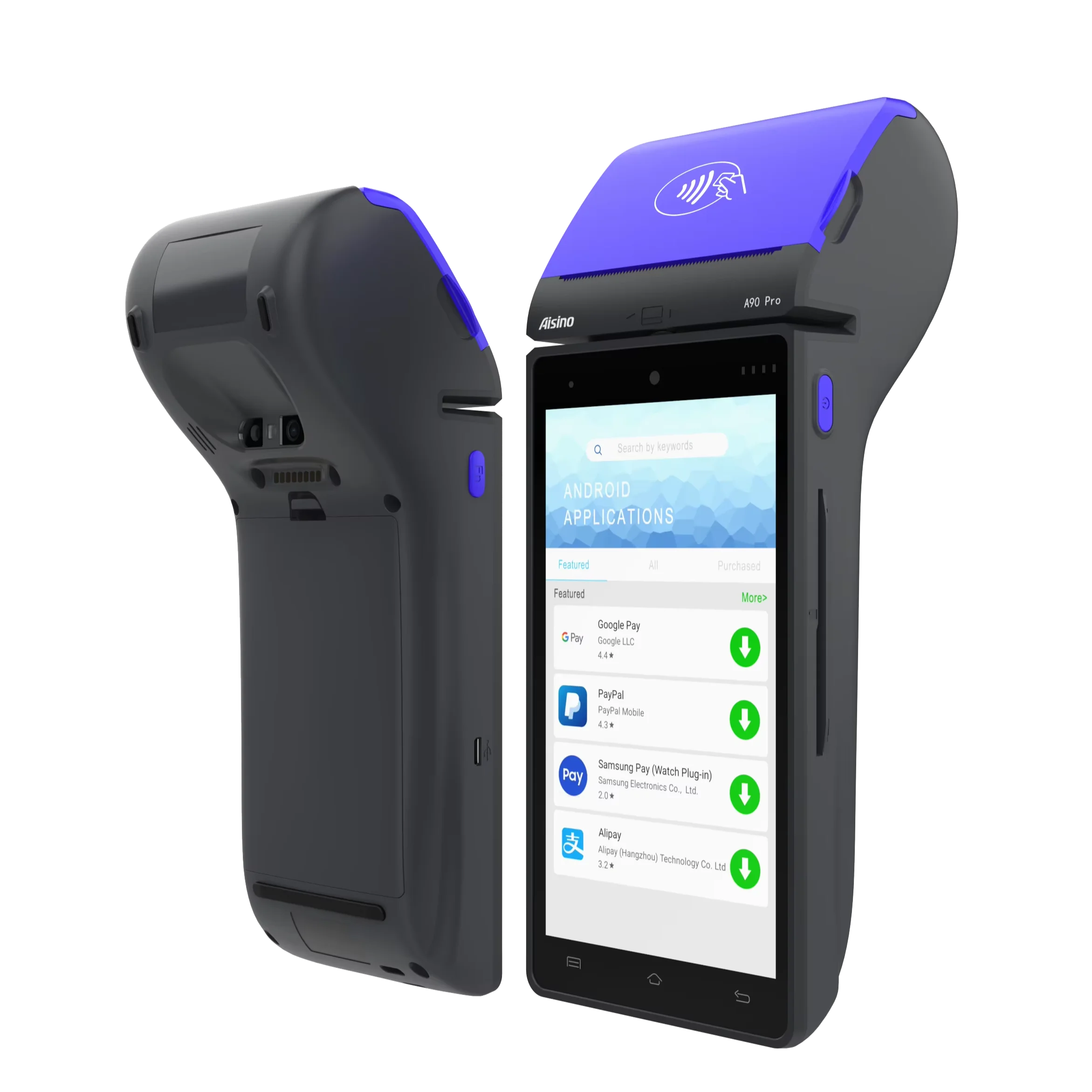 Aisino A90 Pro Smart POS Terminal Payment System Handheld Mobile Android NFC/RFID Cheap POS Machine
Aisino A90 Pro Smart POS Terminal Payment System Handheld Mobile Android NFC/RFID Cheap POS Machine