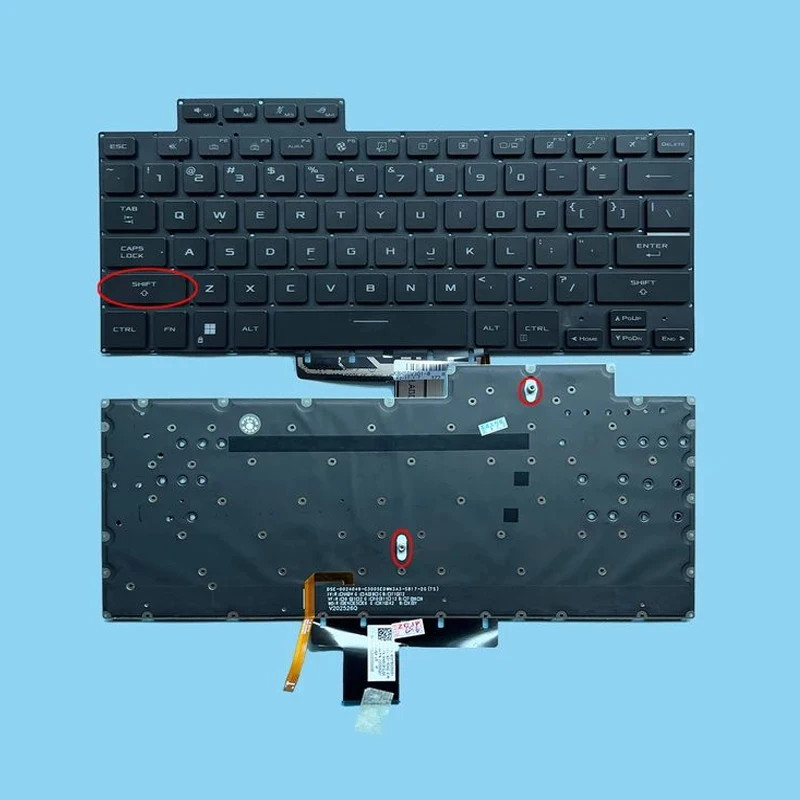 XIN-Russian-US RGB Backlit Laptop Keyboard For ASUS ROG Flow X16 GV601 GV601RW GV601RM GV601RE GV601VI GV601VV GV601VU
XIN-Russian-US RGB Backlit Laptop Keyboard For ASUS ROG Flow X16 GV601 GV601RW GV601RM GV601RE GV601VI GV601VV GV601VU