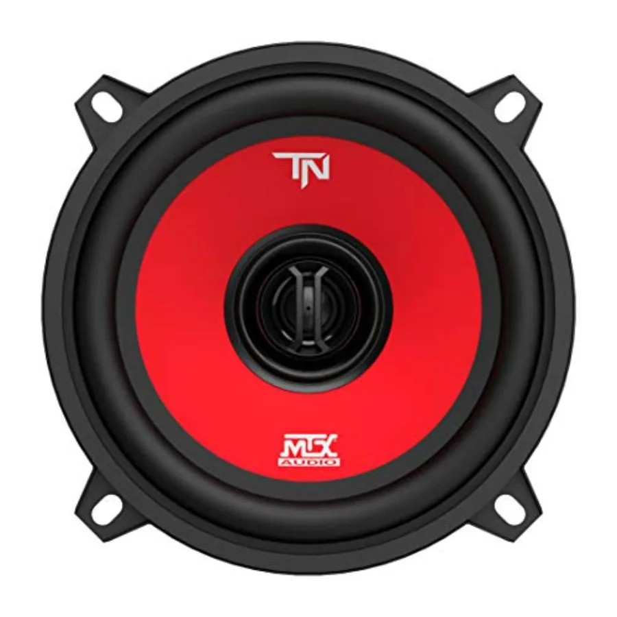 Audio TERMINATOR5 Terminator Series 5.25 2-Way 35W RMS 4-Ohm Coaxial Speaker Pair for car audio use polypropylene cone black hi
Audio TERMINATOR5 Terminator Series 5.25 2-Way 35W RMS 4-Ohm Coaxial Speaker Pair for car audio use polypropylene cone black hi
