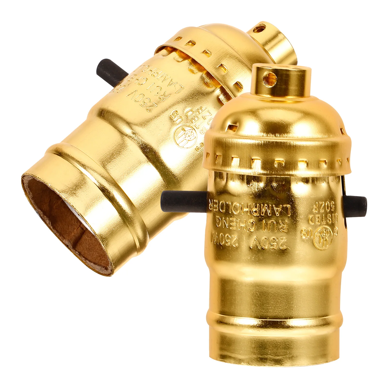 2pcs Push-In Lamp Holder Socket Switch Aluminum Plug-in Connector LED Bulb Base Repair Parts Lamp Sockets Light Socket
2pcs Push-In Lamp Holder Socket Switch Aluminum Plug-in Connector LED Bulb Base Repair Parts Lamp Sockets Light Socket